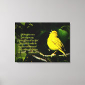 Songbird Inspirational キャンバスプリント (正面)