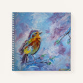 "Songbird of Hope" Hardcover Journal ノートブック (正面)