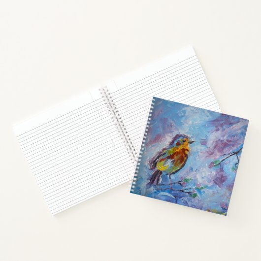 "Songbird of Hope" Hardcover Journal ノートブック (内部)
