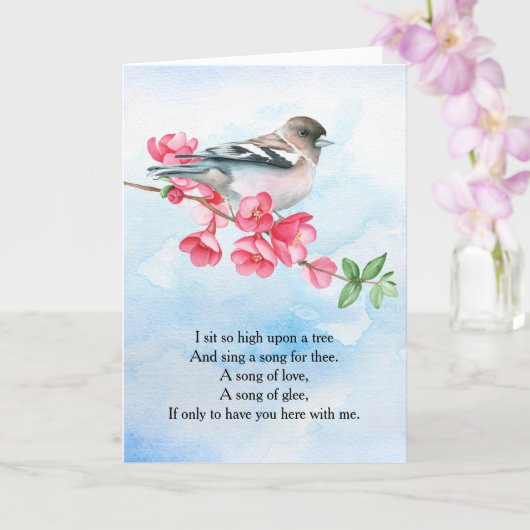 Songbird Poem カード (蘭)