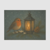 Songbird with Warm Lantern Tissue Paper 薄葉紙 (正面)