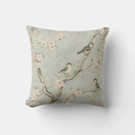 Songbirds on開花枝 クッション