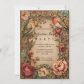 Songbirds & Roses Valentine Party 招待状 (正面)