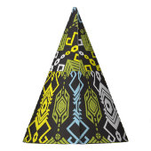 Songket Tenun：インドネシア伝統的のモチーフ。 パーティーハット (裏面)