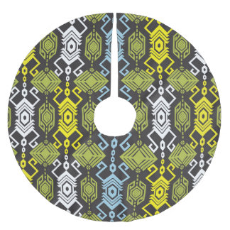 Songket Tenun：インドネシア伝統的のモチーフ。 ブラッシュドポリエステルツリースカート