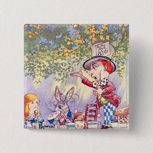 Songs From Alice:不機嫌・ティー・パーティー 缶バッジ (正面)