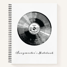 Songwriter's Notebook、レコードアルバムパーソナライズされた、 ノートブック