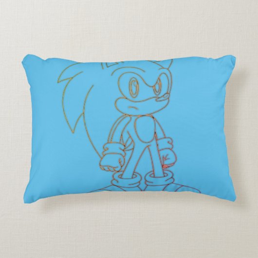 Sonicを使用した昼寝:ハリネズミ枕 アクセントクッション (正面)