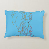 Sonicを使用した昼寝：ハリネズミ枕 アクセントクッション (裏面)