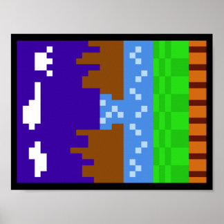 Sonic 1ポスター（ピクセル化） ポスター