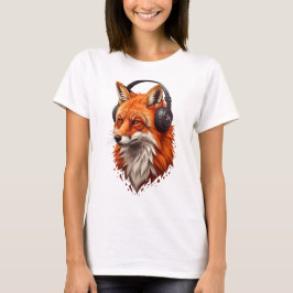 Sonic Flame – Abstract Fox in Motion Tシャツ