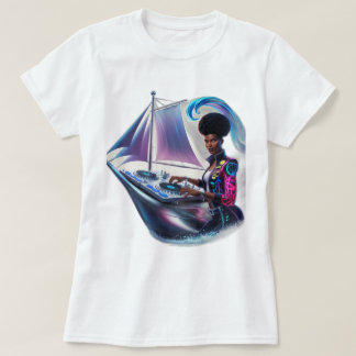Sonic Navigator: DJ Steering Through Soundwaves Tシャツ