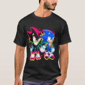 sonic shadow girl tシャツ (正面)