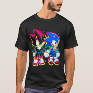 sonic shadow girl tシャツ