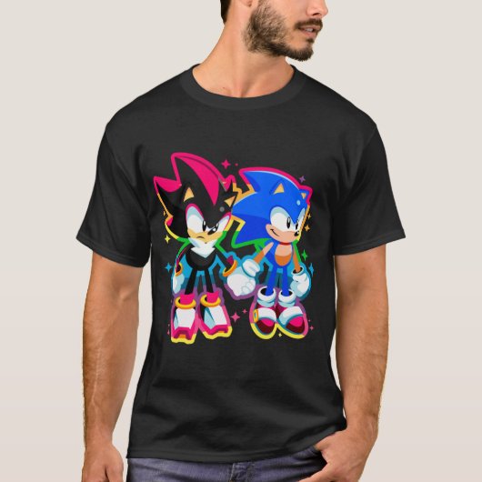 sonic shadow girl tシャツ (正面)