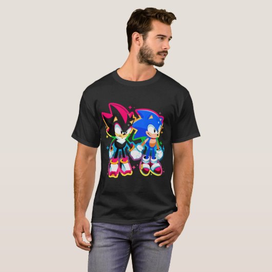 sonic shadow girl tシャツ (正面フル)