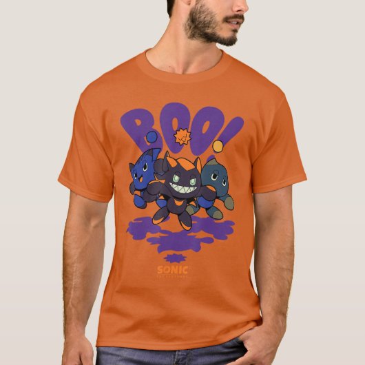 Sonic The Hedgehog Chao Tales Halloween Boo Trio Tシャツ (正面)