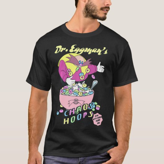 Sonic The Hedgehog Dr. Eggman'S Chaosバスケシリアル Tシャツ (正面)