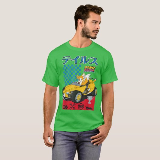 Sonic the Hedgehog Sonic Racing CrossWorlds Sonic  Tシャツ (正面フル)