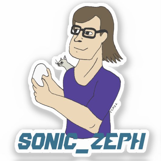 Sonic_Zeph シール (正面)
