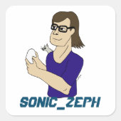 Sonic_Zeph スクエアシール (正面)