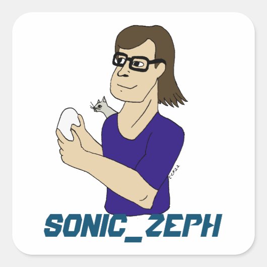 Sonic_Zeph スクエアシール (正面)