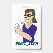 Sonic_Zeph バッジ (正面)