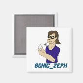 Sonic_Zeph マグネット (正面/裏面)