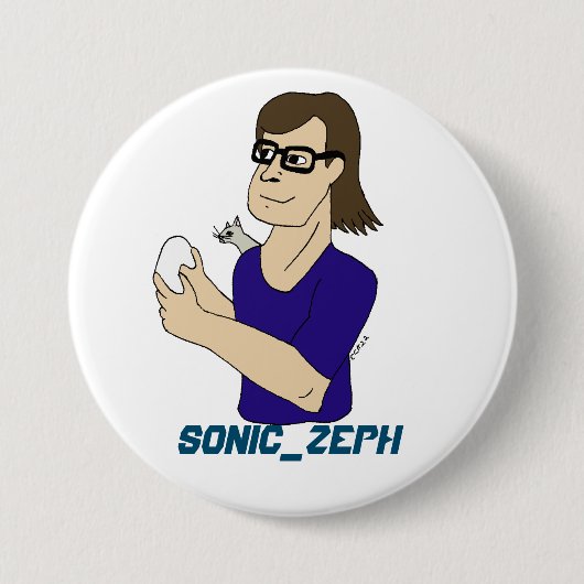 Sonic_Zeph 缶バッジ (正面)