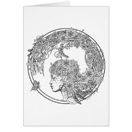 Sonja A.S.著異様な花DIYの着色カード