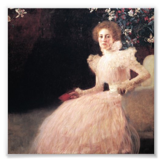 Sonja Knipsポートレート(グスタフクリムト) 絵画 フォトプリント (正面)