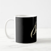 Sonja white gold Handwriting Tasse Kaffeetasse コーヒーマグカップ (左)
