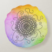 Sonne Mandala ラウンドクッション (裏面)