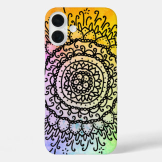 Sonne Mandala iPhone 16 Plusケース