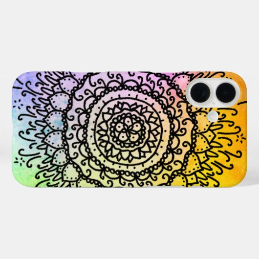 Sonne Mandala Case-Mate iPhoneケース (裏面 (横))