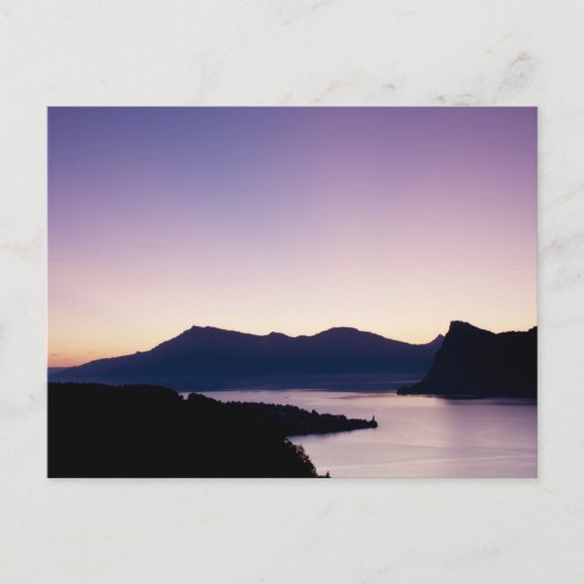Sonnenaufgang Rigi Schweiz Postkarte ポストカード (正面)