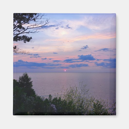 Sonnenuntergang am Lake Ontario マグネット (正面)
