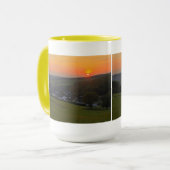 Sonnenuntergang im Siegerland, Gernsdorf 444 ml マグカップ (正面左)