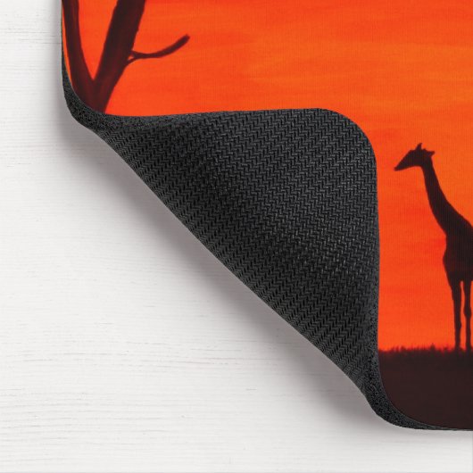 Sonnenuntergang in Afrika マウスパッド (コーナー)