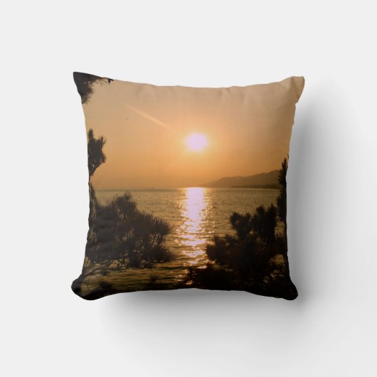 Sonnenuntergang  Kissen クッション (正面)