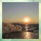 Sonnenuntergang mit Brandung in Kroatien        ウィンドウサイン (シート3)