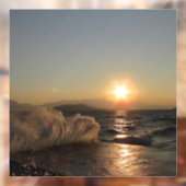 Sonnenuntergang mit Brandung in Kroatien        ウィンドウサイン (シート2)