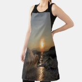 Sonnenuntergang mit Brandung in Kroatien      エプロン (インサイチュ)