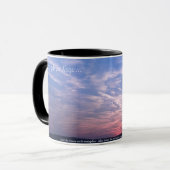 Sonnenuntergang mit Text - Tasse 325ml マグカップ (正面左)
