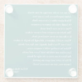 Sonnet 116私は真の心の結婚に気を付けない ガラスコースター (裏面)