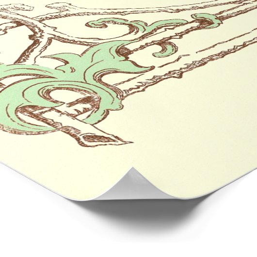 Sonnet # 29 by William Shakespeare ポスター (角)