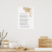 Sonnet 29 by William Shakespeare Poster ポスター (キッチン)