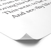 Sonnet 2 by William Shakespeare ポスター (角)