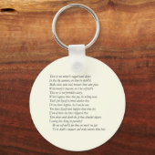 Sonnet #6 by William Shakespeare キーホルダー (正面)