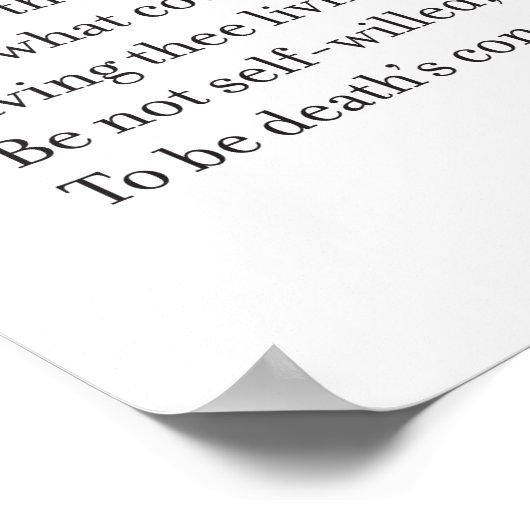 Sonnet 6 by William Shakespeare ポスター (角)